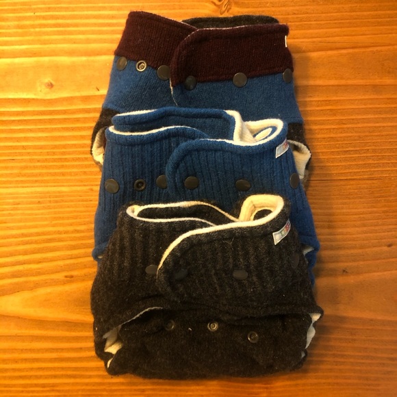 Heavy Organic Merino Wool Diaper Full Set - Picture 14 of 16